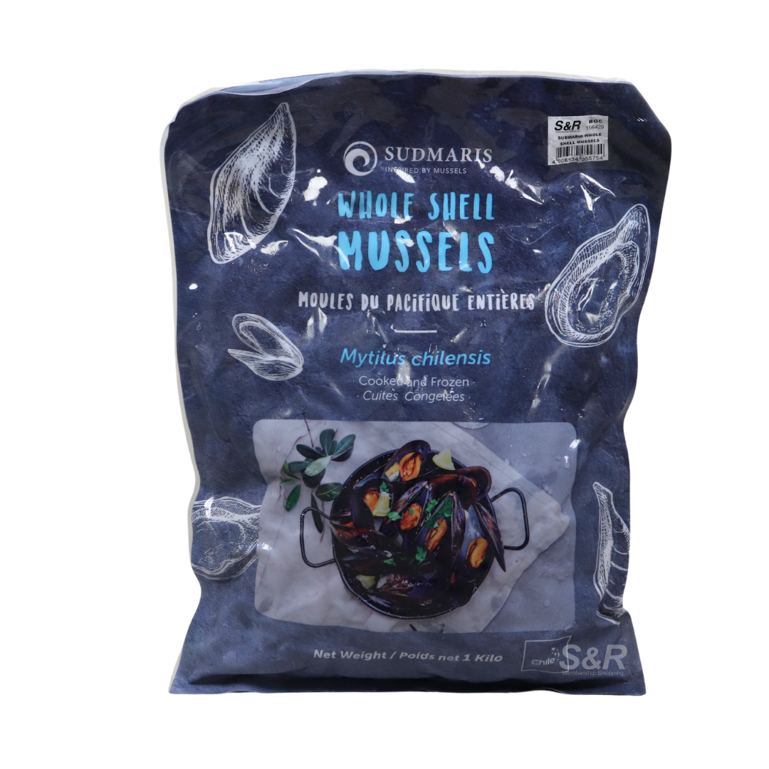 Sudmari's Whole Shell Mussels 1kg